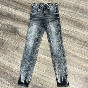 Zara Acid Wash Skinny Jeans Size 4